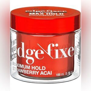 Kiss Edge Fixer 24 Hour Max Hold Gel - Strawberry Acai Red